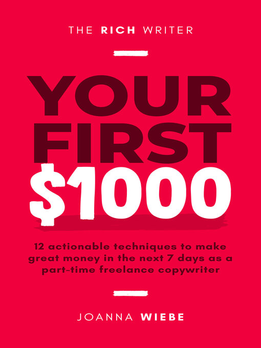 Title details for Your First $1000 by Joanna Wiebe - Available